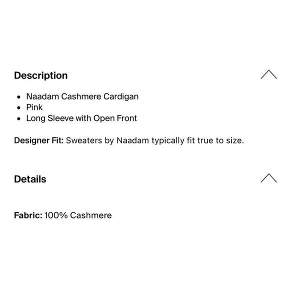 Naadam Authentic Solid Mauve Pink 100% Cashmere Cardigan Sweater Medium Large - Picture 4 of 7